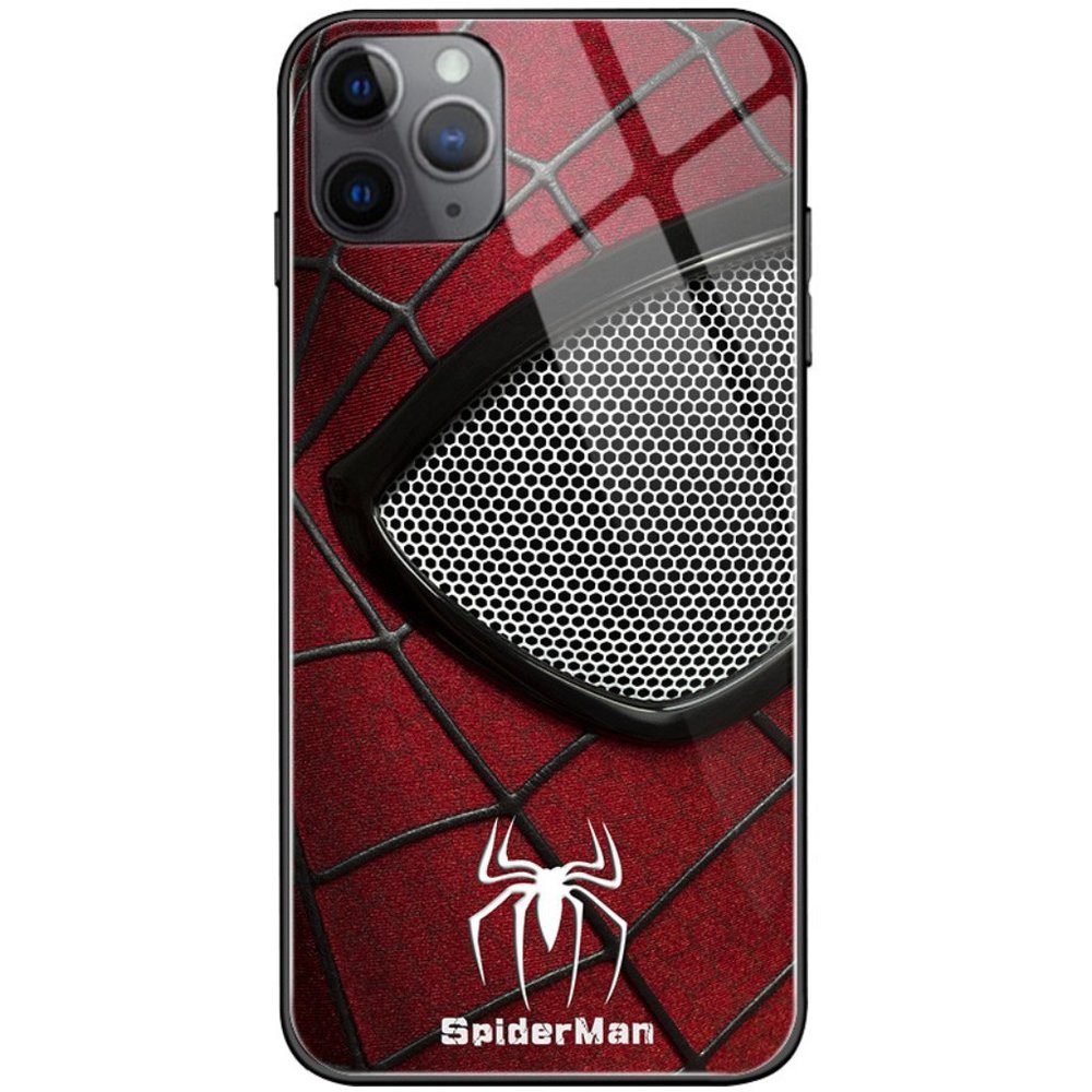 iPhone 13 Series LED Smart Luminous Tempered Glass Case | Spider-Man  Design